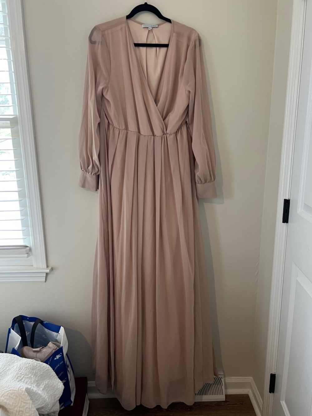 Baltic Born Blush Maxi Wrap Dress